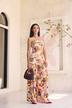 Mira — Floral Wide-Leg Pants