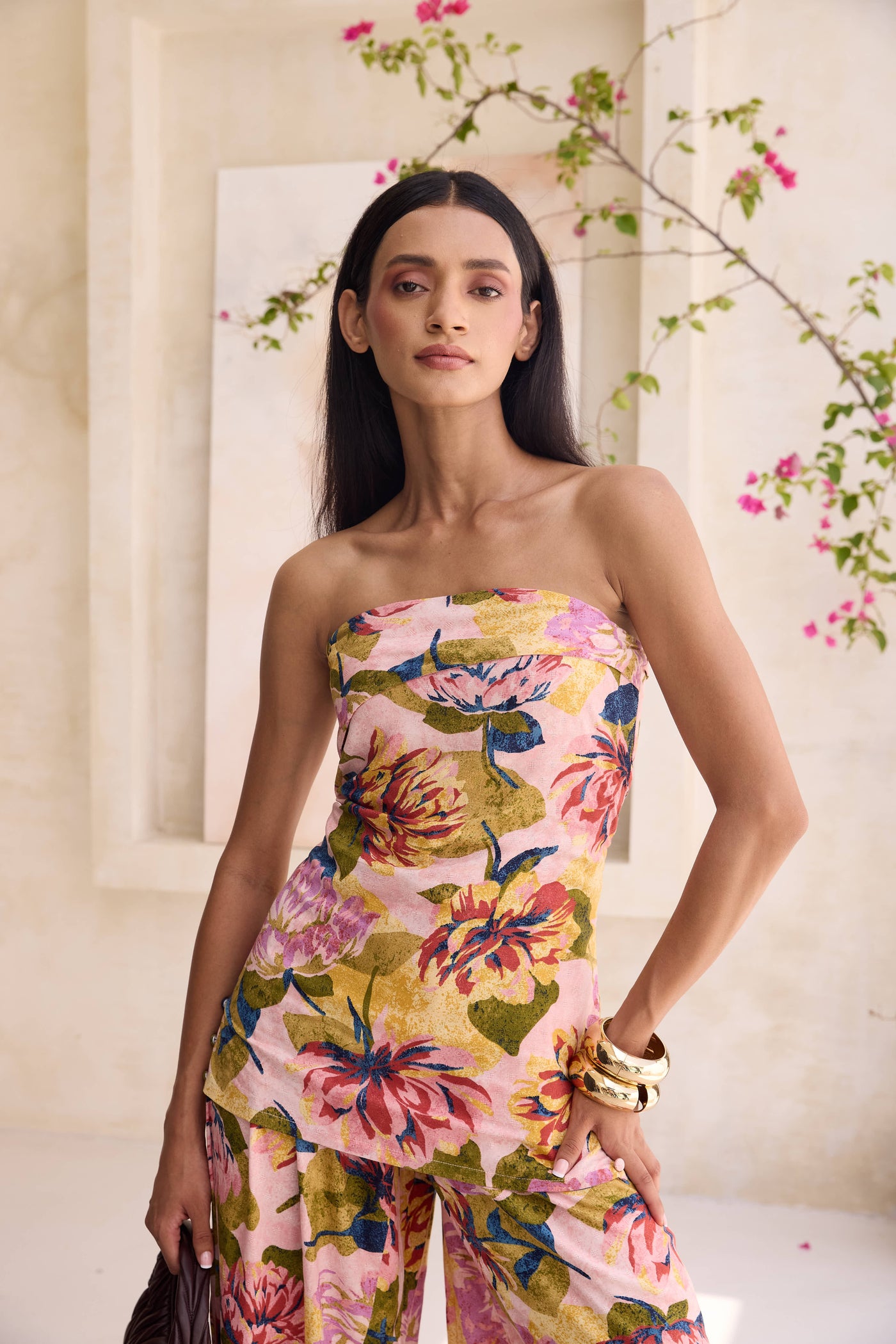 Gul — Floral Tube Top