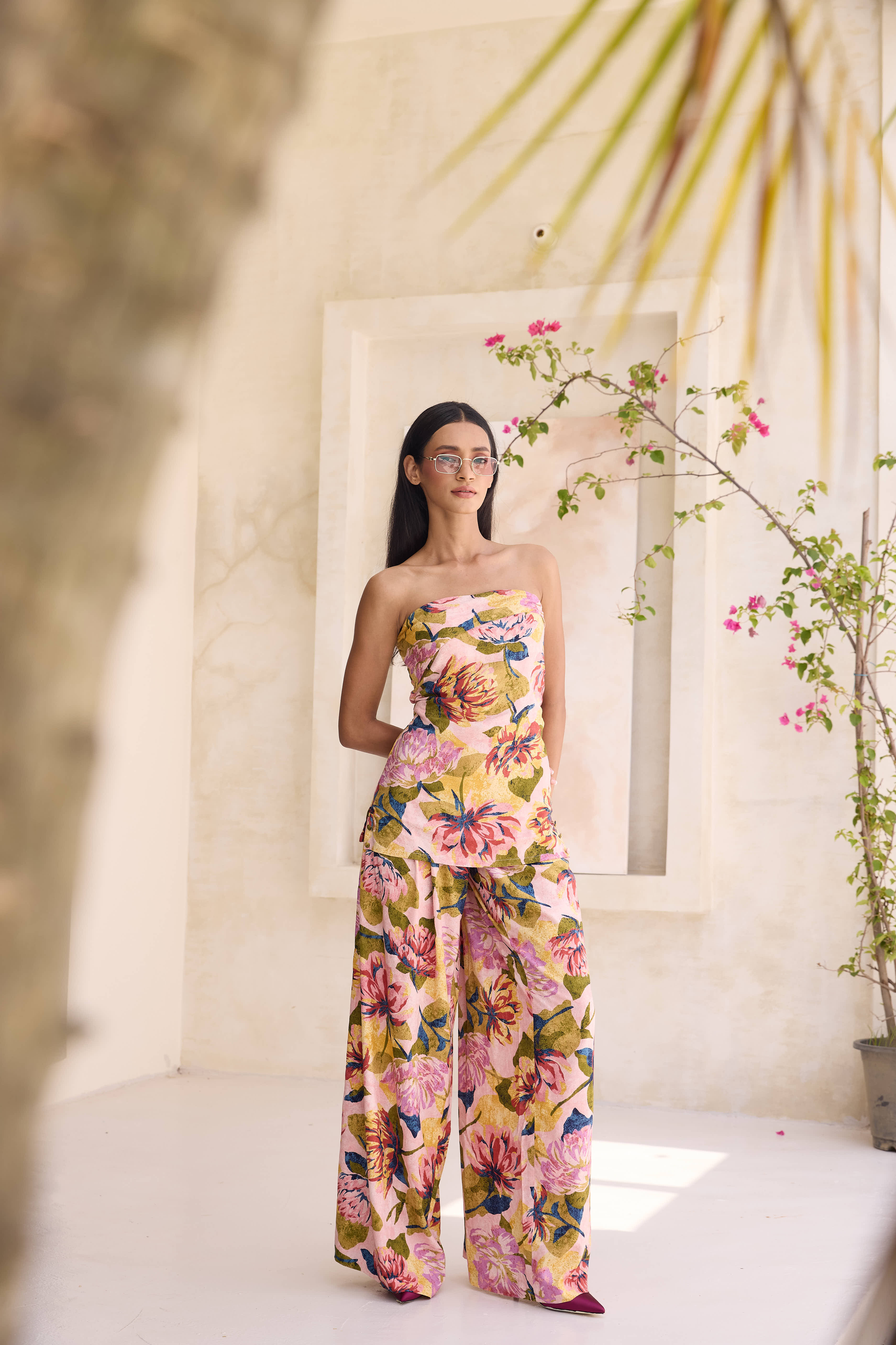 Gul — Floral Tube Top