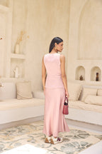 Leia — Satin Maxi Skirt