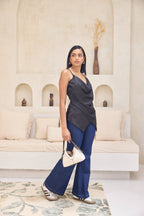 Inara — Satin Cowl Top