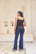 Inara — Satin Cowl Top