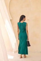 Tara — Satin Maxi Dress