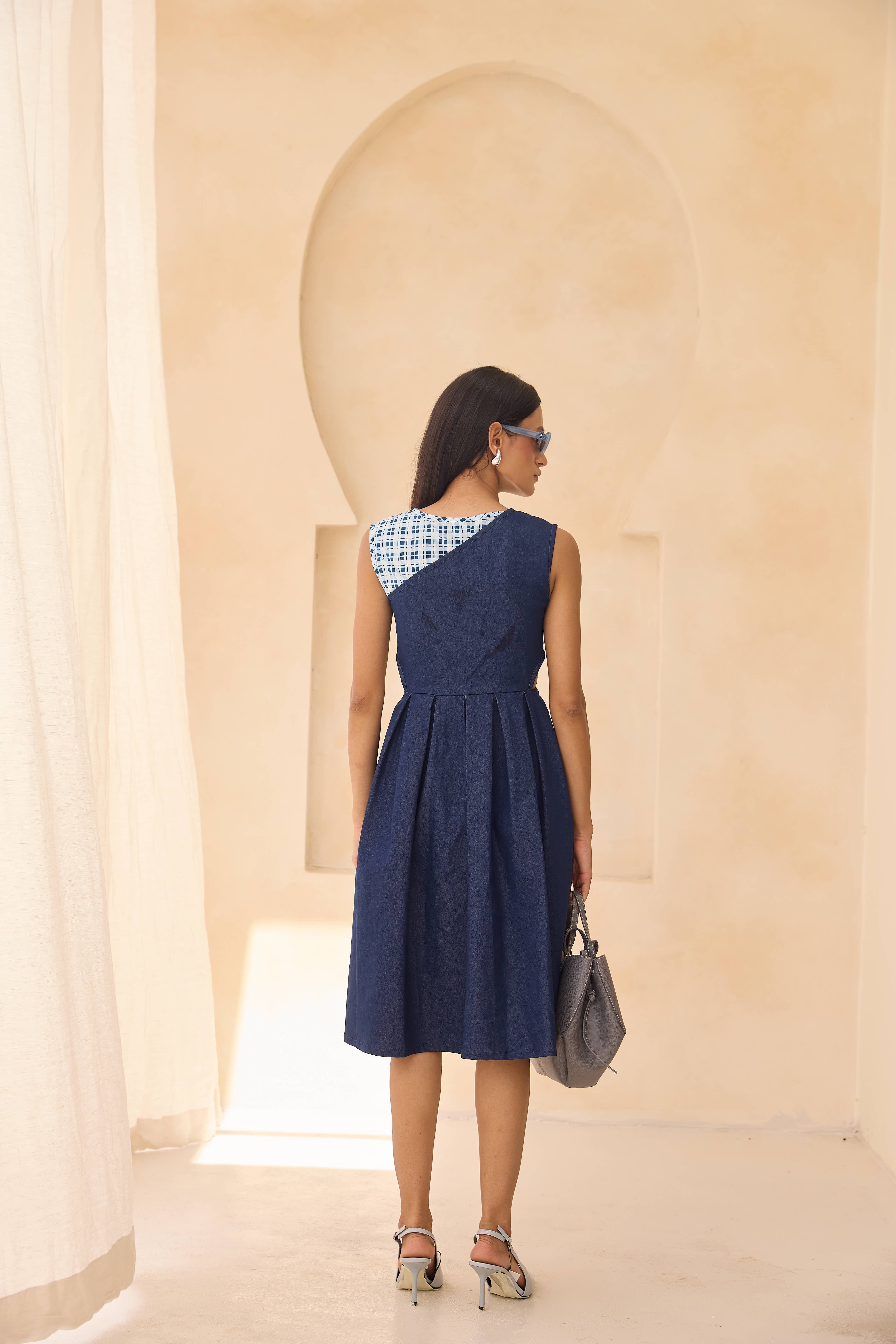 Rhea — Denim Dress